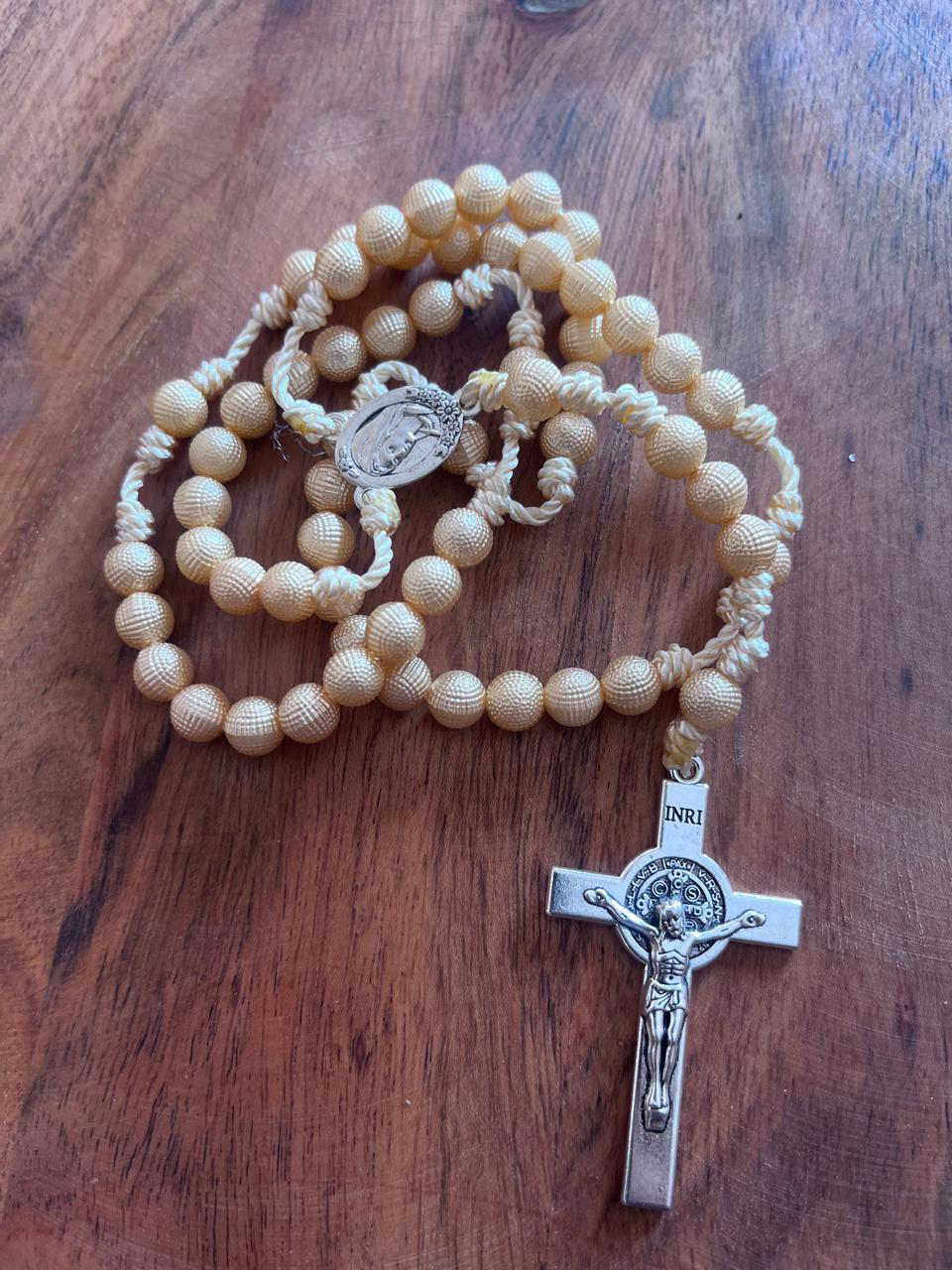 Rose Bead rosary