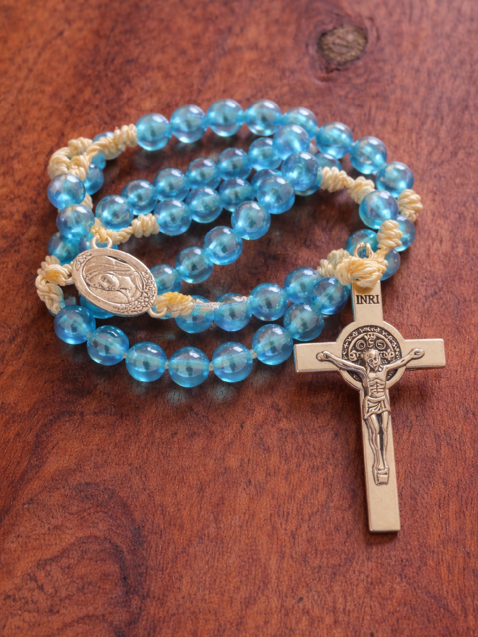 Blue Crystal rosary